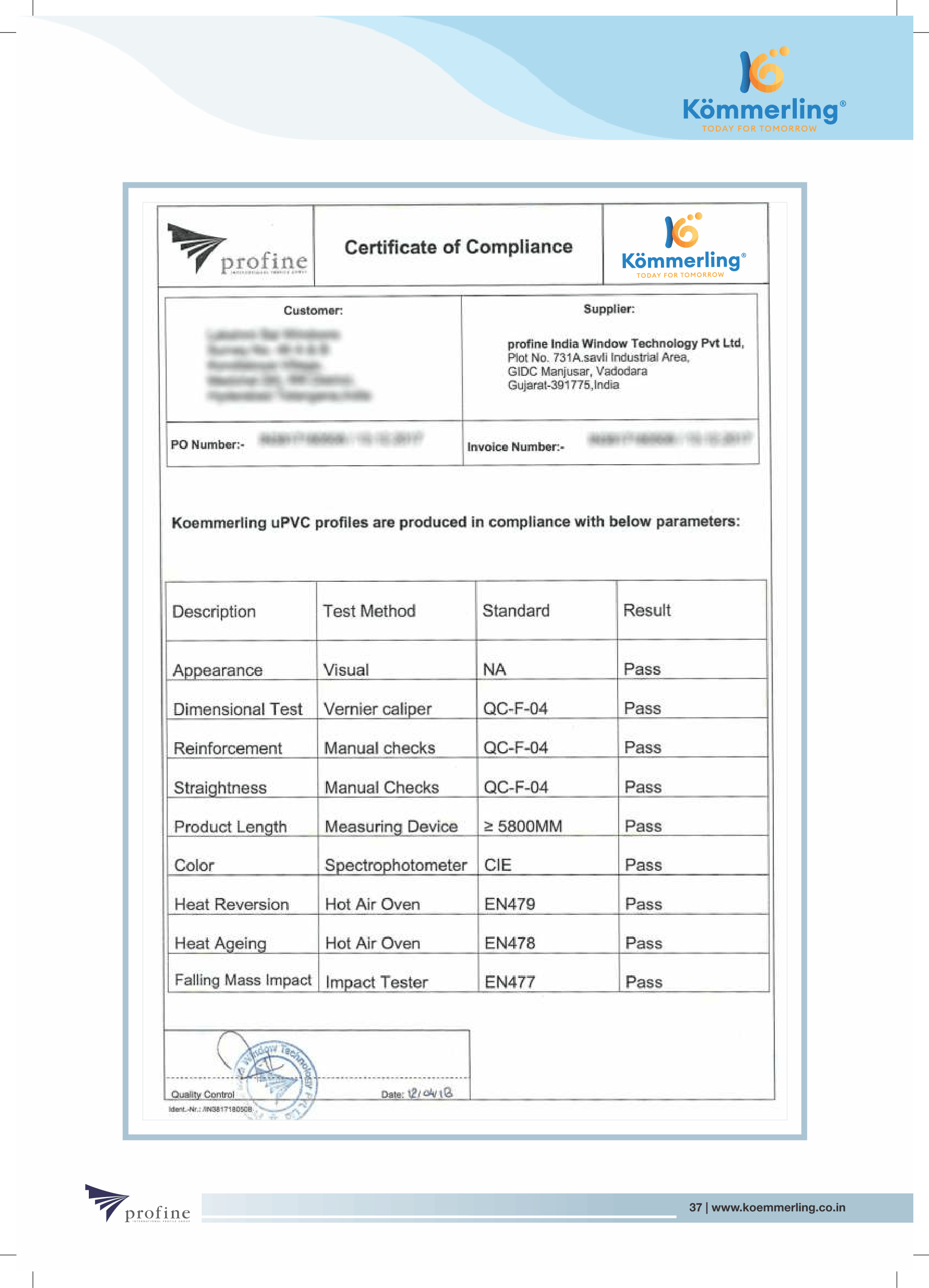Certificate 37