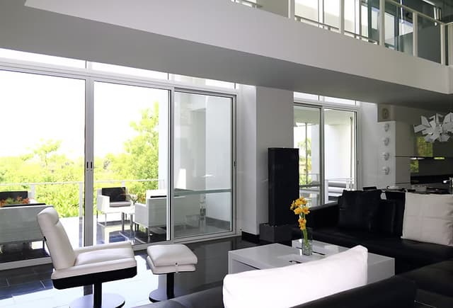 Modern home project with premium windows